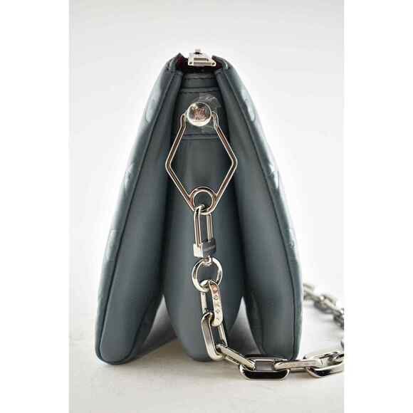 Louis Vuitton Coussin PM Blue Glacier Silver Chain Strap Shoulder Crossbody Bag - Picture 4 of 12